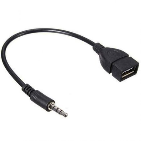 SANOXY 3.5mm Male Audio AUX Jack to USB 2.0 Type A Female OTG Converter Adapter Cable SANOXY-CABLE75